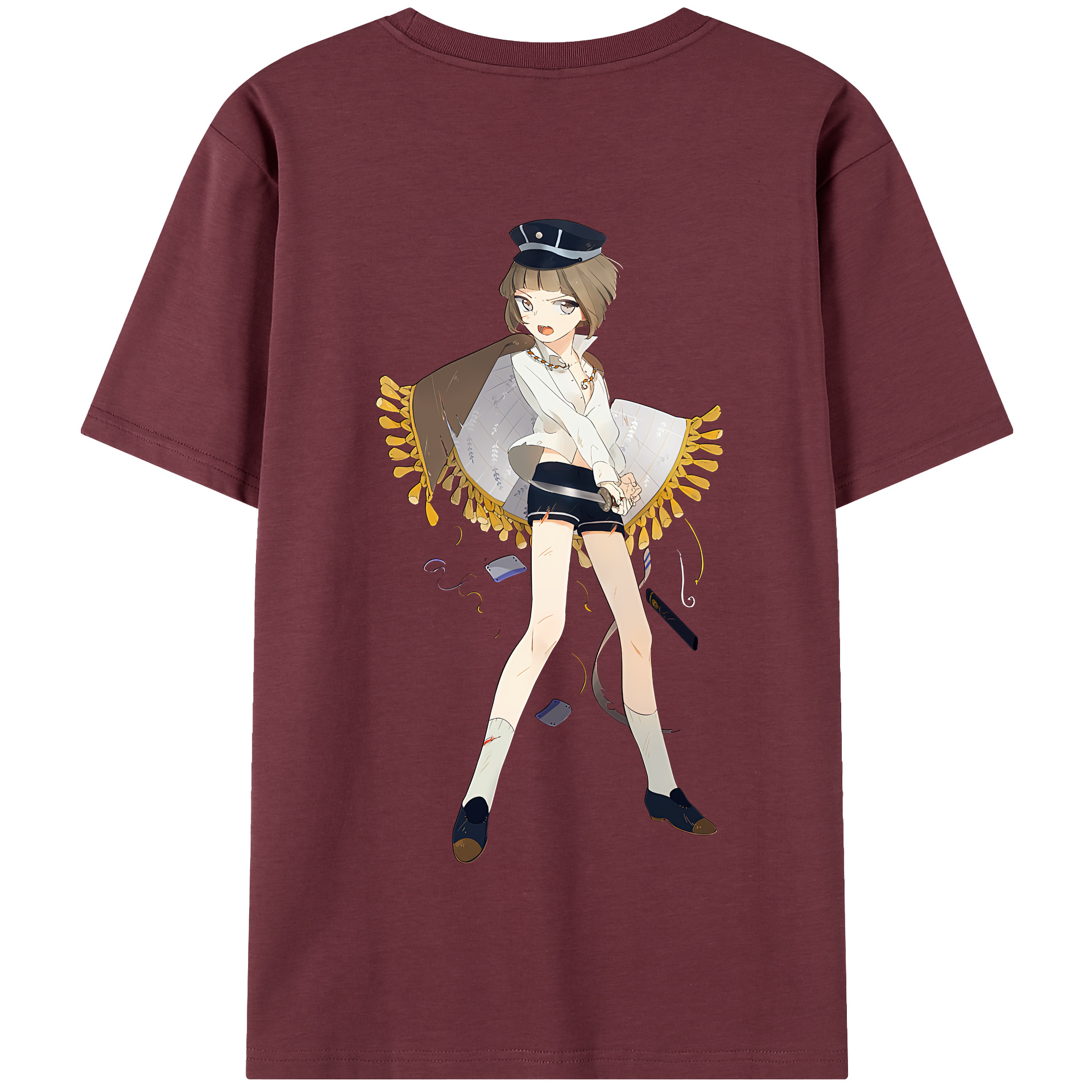 （画像用） 刀剣乱舞 Touken Ranbu 綿100％半袖Tシャツ（背面プリント）